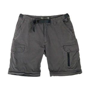 BC Clothing Mens Large 34 Gray Cargo Hiking Shorts